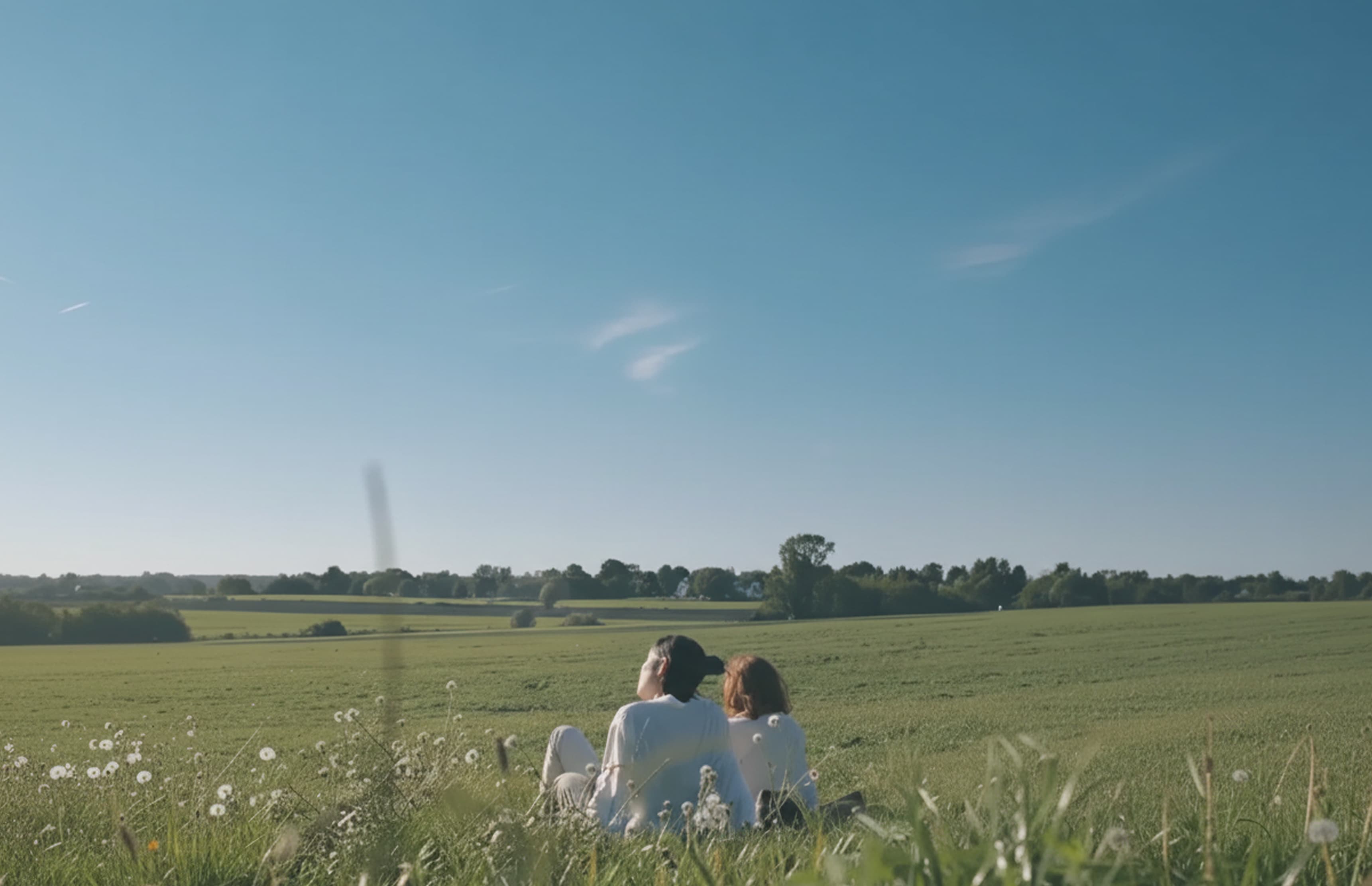 Open field landscape